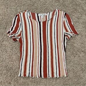 Love Tree Women's Multicolor Striped Tee